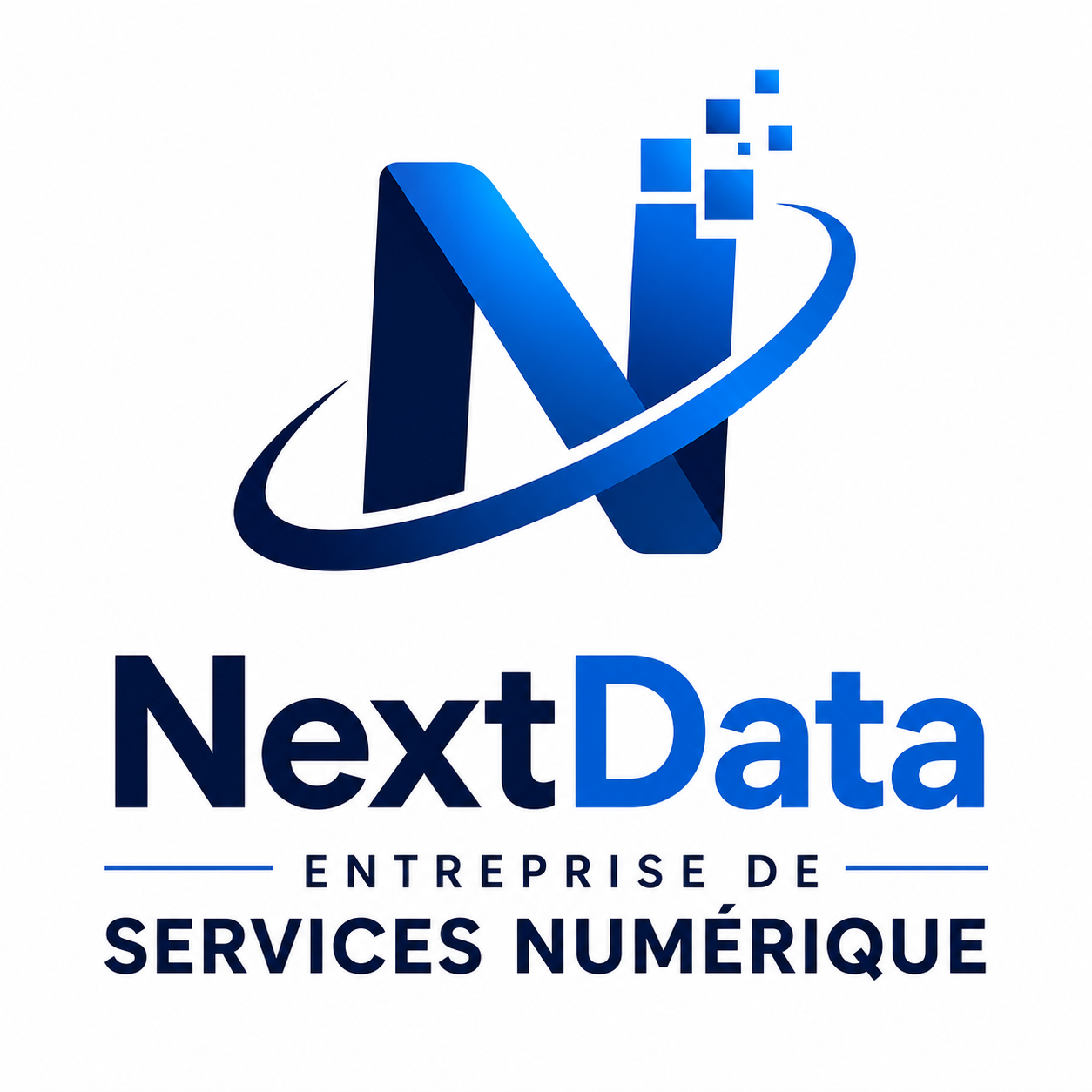 Logo officiel NextData — Entreprise de services numériques